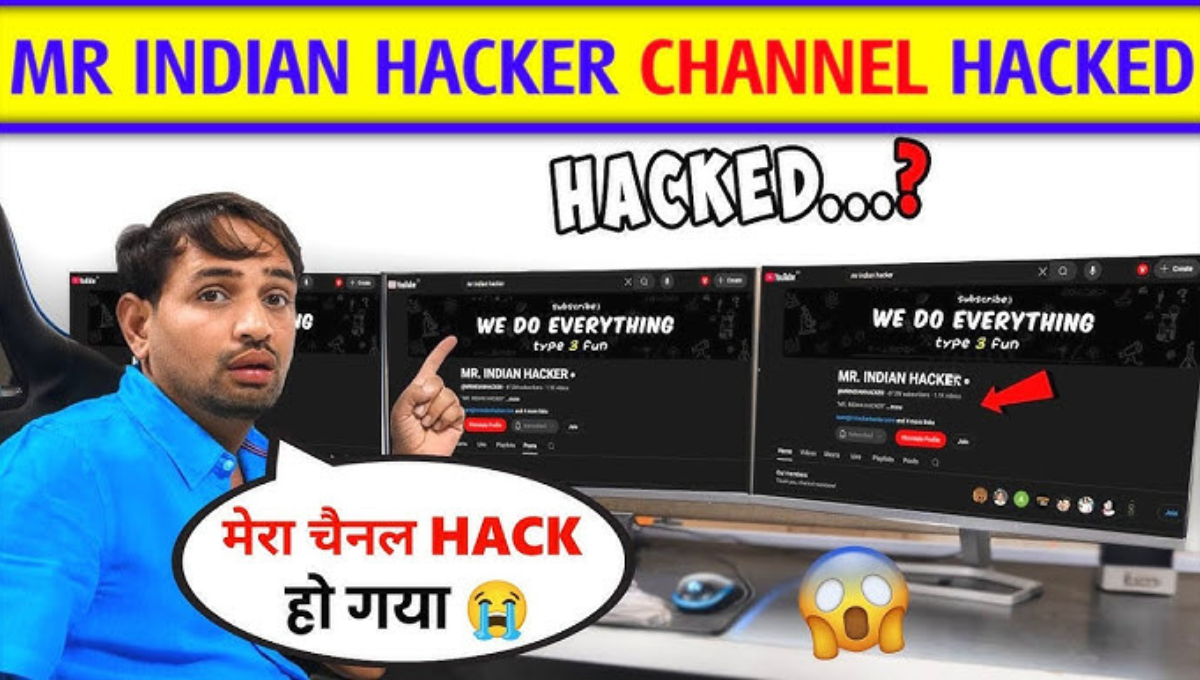 Mr. Indian Hacker chanel logo gayab