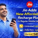 Jio Adds New Affordable Recharge Plan for Regular Mobile Users