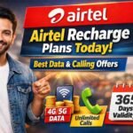 Airtel Recharge Plans Today – Best Data & Calling Offers